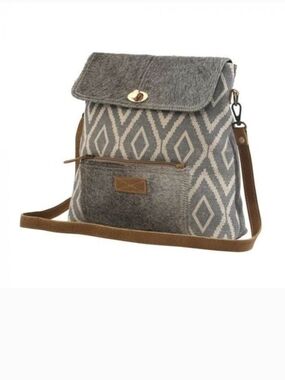 Myra Bag Grainy Gray Shoulder Bag